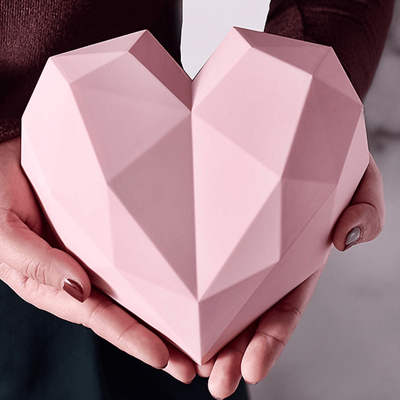 Caja pequeña en forma de corazón 3D - DETALLESJV