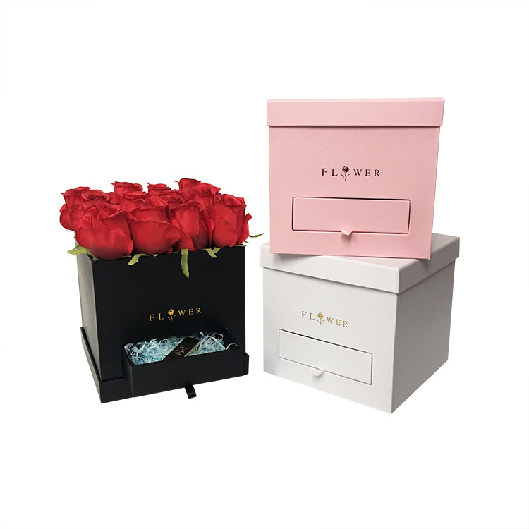 Caja De Empaquetado Rose En Forma De Corazón Del Papel Para Las Flores Y El  Chocolate Fabricante