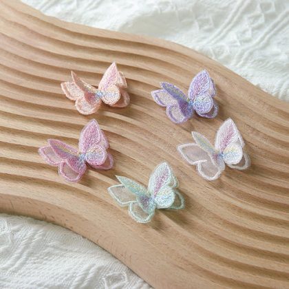 MARIPOSA DECORATIVA DE TELA PARA RAMOS