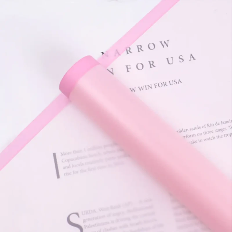 CELOFAN COREANO PARA RAMOS ECONOMICO CK-103 rosa pastel