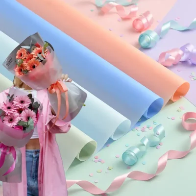 CELOFÁN COREANO SEMI TRASLUCIDO DELGADO