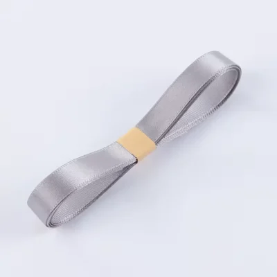 LISTÓN DE SATÍN DE 1 CM X 82 METROS - Gris