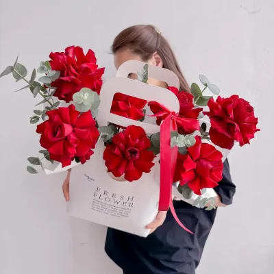 BOLSITA TIPO CANASTA (10 PZAS) ó (1 PZA)