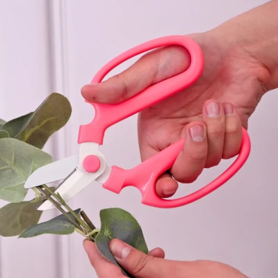 TIJERAS FLORALES - Rosa