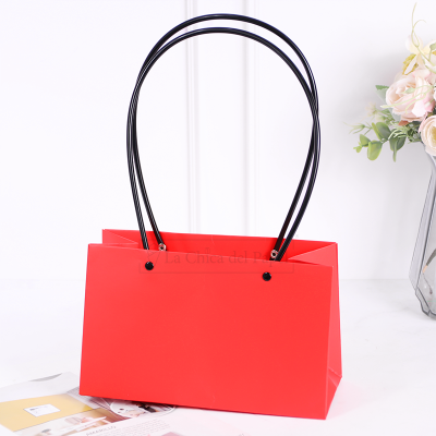 BOLSA RECTANGULAR PARA FLORES - Rojo