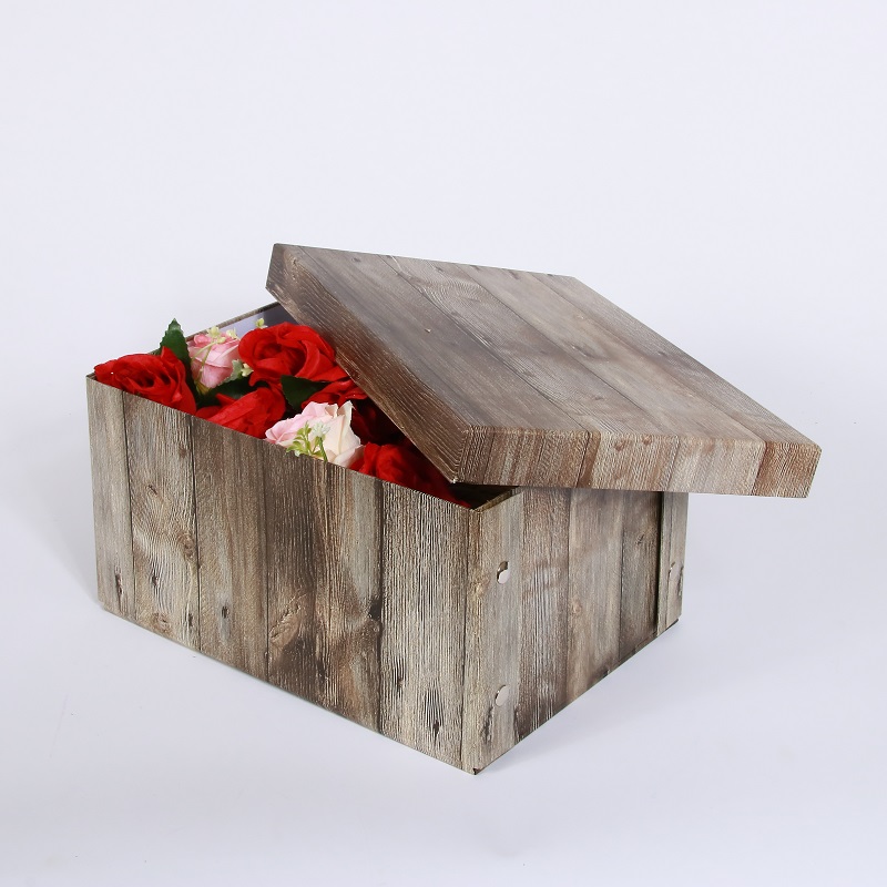 Caja de madera plegable
