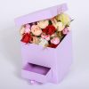 CAJA PARA FLORES CON CAJONERA