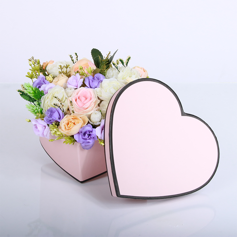 Caja de flores en forma de corazón de estilo europeo de primera calidad,  caja de regalo floral, para arreglos florales de estilo de lujo -   México