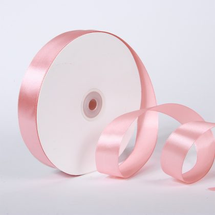 ROLLO DE LISTON SATINADO LISTON DE SATIN LISTON DE POLIESTER LC-030 PALO DE ROSA