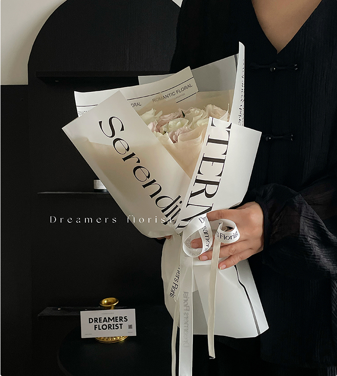 RAMO BOUQUETS FLOWER WRAPPING PAPER CK-201