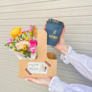 BASE DE CARTON PARA CAFE Y FLORES