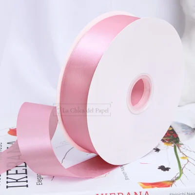 Liston una cara de 4 cm x 90 metros - Rosa pastel