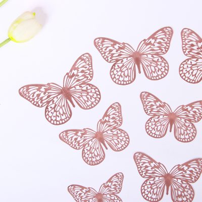 MARIPOSAS DECORATIVAS TORNASOL (12 PIEZAS)