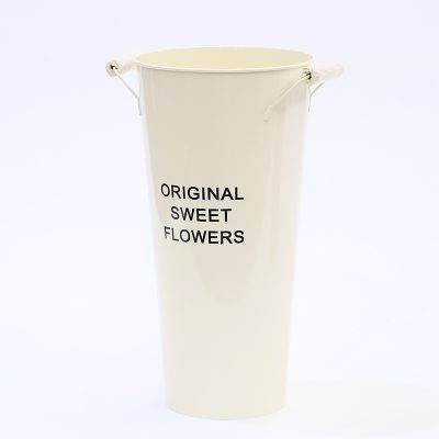 Florero de latón (Grande) 40 cm - Beige