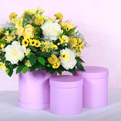 CAJAS PARA FLORES CILINDRO