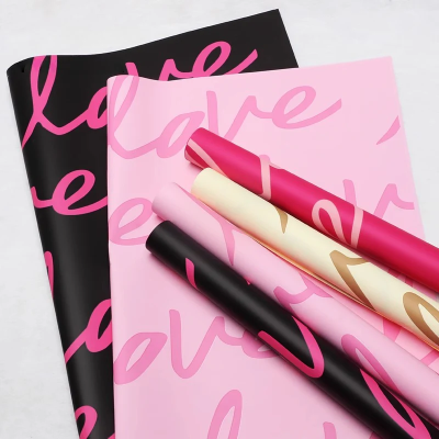 CELOFÁN COREANO /PAPEL PARA BOUQUETS LOVE