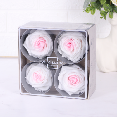 CAJA CON 4 ROSAS ETERNAS - PREMIUM