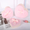 3 CAJAS FORMA CORAZON Y MOÑITO