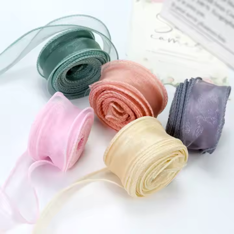 LISTÓN DE ORGANZA EN ROLLO