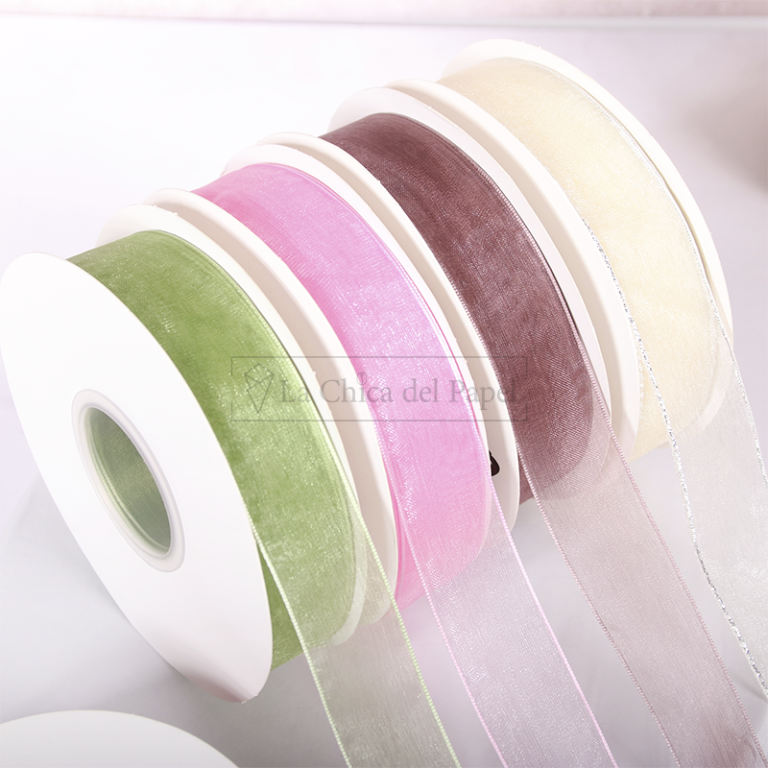 HERMOSO LISTÓN ORGANZA 2.5 CM