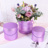 SET 3 CAJAS CILINDRICAS BRILLO ELEGANTE