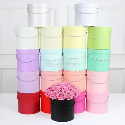 JUEGO DE 3 CAJAS CILINDRICAS PREMIUM