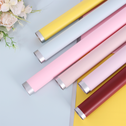 papel floral coreano con orilla plata