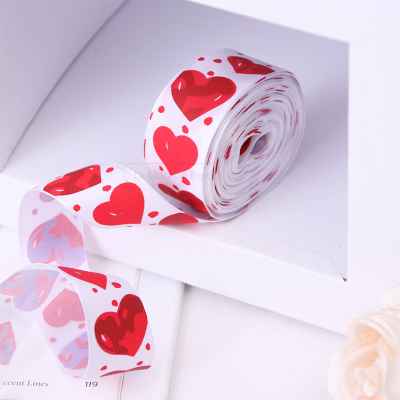 ROLLO DE LISTON CON CORAZONES DE 10 Y 25MM