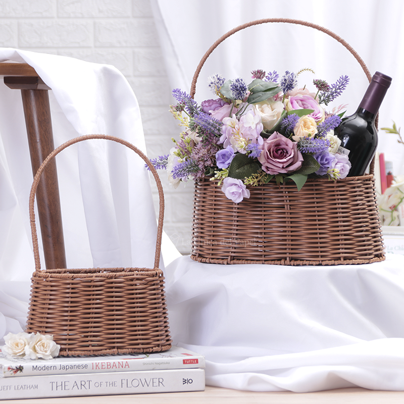 Canastas decorativas asiáticas para flores