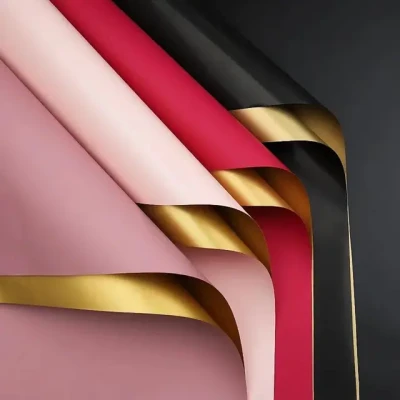 CELOFÁN COREANO DOBLE VISTA ORO