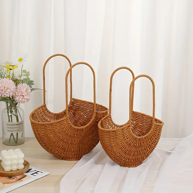 Cesta floral estilo coreano