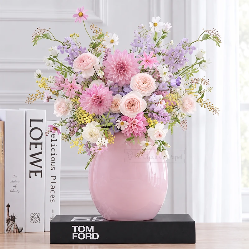 FLORERO DE VIDRIO DE ALTA GAMA